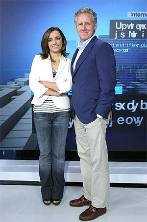 Pepa Bueno y Lorenzo Mil, futuro y presente del Telediario 2 de TVE. (Foto: RTVE)