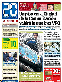 Una portada del gratuito en Valladolid, delegación que desaparece.