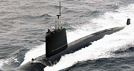 Imagen del submarino 'Emeraude'.| Reuters