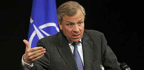 El secretario general de la OTAN, Jaap de Hoop Scheffer. | AP