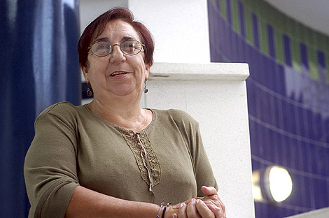 Juana Orta, en una entrevista en 2003. | Antonio L. Delgado