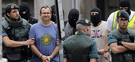 El abogado Iaki Goyoaga, detenido en Bilbao por el plan de fuga. | Reuters
