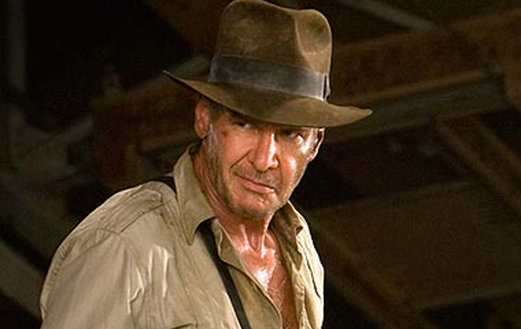 Harrison Ford, convertido en Indiana Jones.