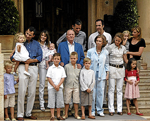 La Familia Real durante las pasadas vacaciones en Mallorca. | Bernardo Paz