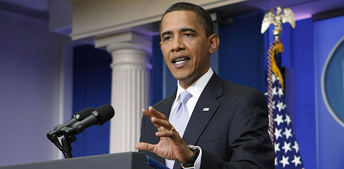 El presidente de EEUU, Barack Obama, durante una rueda de prensa en la Casa Blanca. | Reuters
