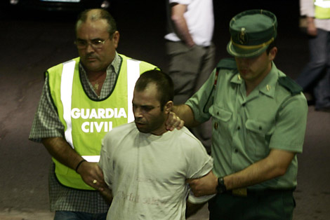 Pedro Jimnez, en el momento de su detencin, en 2004. | Eddy Kelele