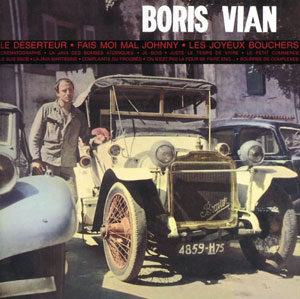 Portada del disco 'Le dserteur', de Boris Vian.
