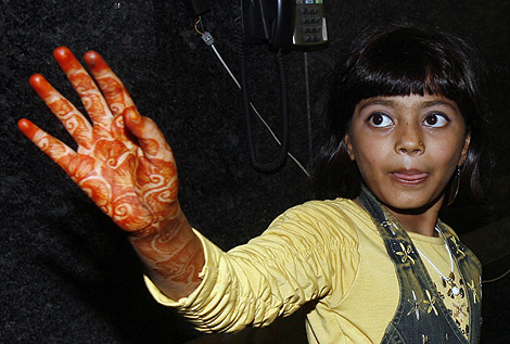 A Rubina Ali le gusta mucho la henna. (Foto: Reuters)