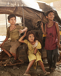 Fotograma de 'Slumdog Millionaire'