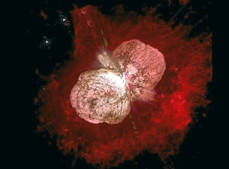 'Eta carinae', una futura supernova en la Va Lctea, a 7.500 aos luz. | Nature