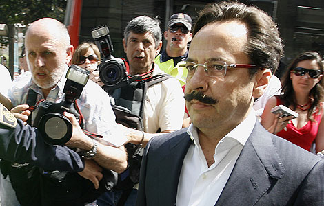lvaro Prez, 'El Bigotes', tras declarar en el TSJV en mayo. | Reuters