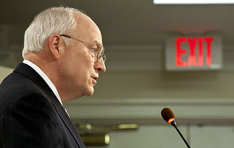 Dick Cheney, en una rueda de prensa. | Reuters