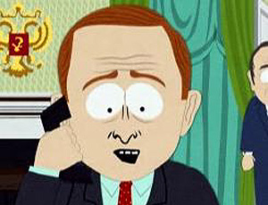 Vladimir Putin, caracterizado en 'South Park'.