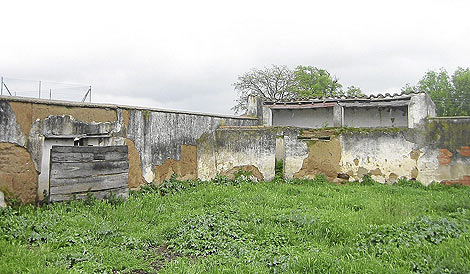 Aspecto de la abandonada plaza de tientas de Villagodio, en Coreses, Zamora. | Pablo M. Gil