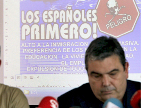 Esteban Ibarra, presidente de Movimiento contra la Intolerancia. | Efe