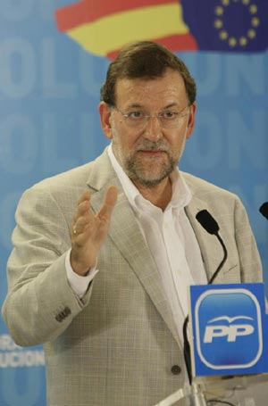 Mariano Rajoy hoy en Chipiona.| El Mundo