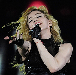 Madonna en el concierto de Barcelona. | Foto: Ap