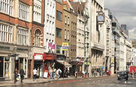 Una imagen reciente de Fleet Street. | Afp