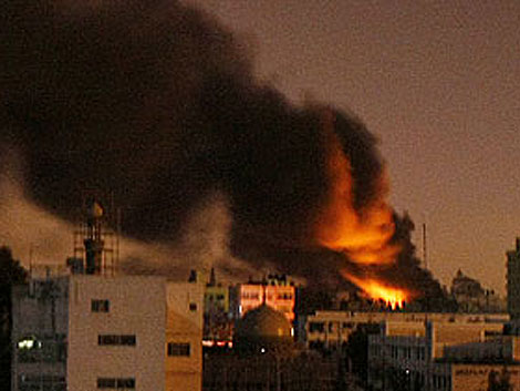 Gaza, tras un ataque areo israel en las operaciones de principios de ao. | AFP