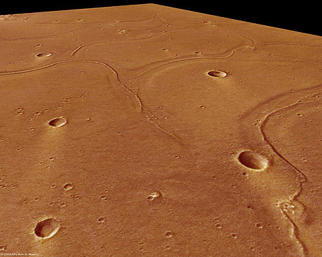 Imgnes enviadas por la sonda 'Mars Express' de la superficie de Marte.