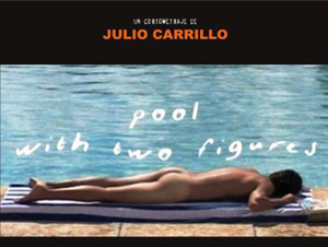 Cartel de 'Pool with Two Figures'.