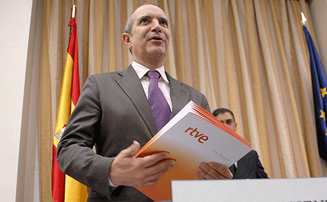 Luis Fernndez, presidente de la RTVE.