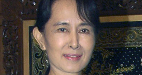 La lder de la oposicin birmana, Aung San Suu Kyi, en Yangn. | AP