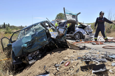 Una persona ha fallecido tras sufrir un accidente de circulacin en el kilmetro 60 de la carretera CL-116, en el trmino municipal de Morn de Almazn (Soria). | Ical