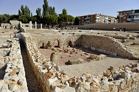 Foro de la ciudad romana de Complutum, actual Alcal de Henares. | Efe