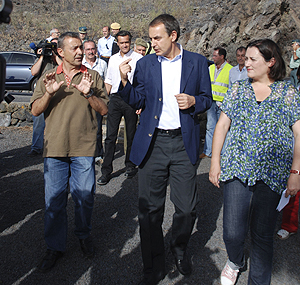 El presidente Zapatero en Canarias. | Foto: Reuters