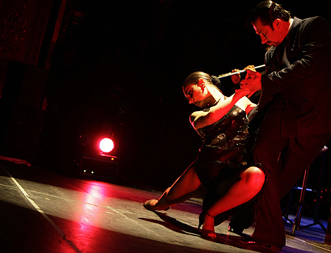 La compaa de tango Quattro en un ensayo en Madrid el pasado junio. | Reuters