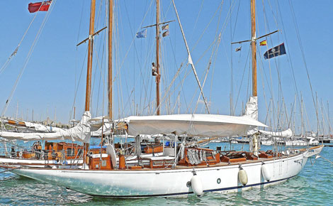 Varias embarcaciones participantes en el Trofeo Almirante Conde de Barcelona | C. Cladera