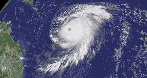 Imagen de satlite del huracn Bill. | EFE