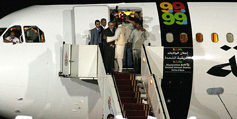 Imagen de la llegada a Libia del terrorista. | Reuters