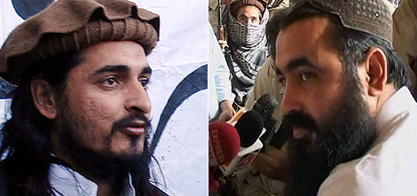 El fallecido Baitul Mehsud, a la derecha, y su sucesor, Hakimul. | Efe | Reuters