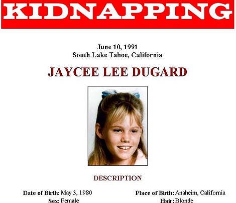 Cartel del FBI del secuestro de la joven, en 1991. | Efe