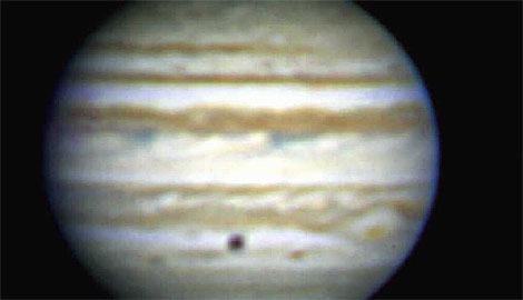 Imagen del planeta Jupiter tomada por un telescopio desde Hawai. | AP