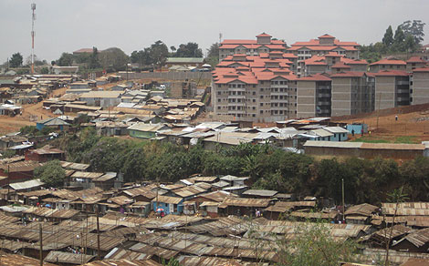El barrio de Kibera, tras la construccin de los bloques. | Joana Socas