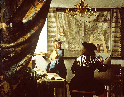 El lienzo del Vermeer 'Alegiora de la pintura'