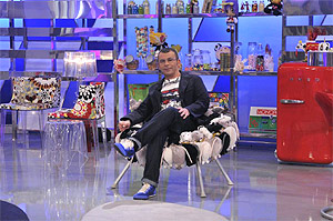 Jorge Javier Vzquez, en su nueva 'casa' en Telecinco: 'Slvame'. (Foto: Telecinco)