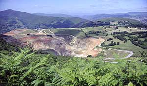 Mina de Oro en Begega, Asturias. (Elmundo).