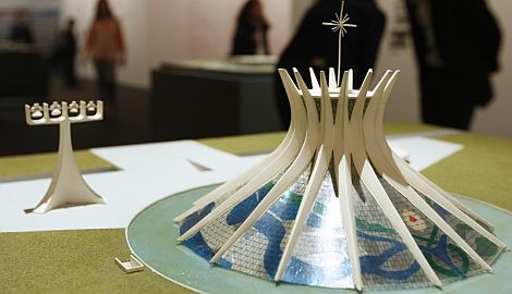 Maqueta de la catedral de Brasilia. | Foto: Efe