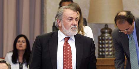 El dirigente del PP y eurodiputado, Jaime Mayor Oreja. | Diego Sinova