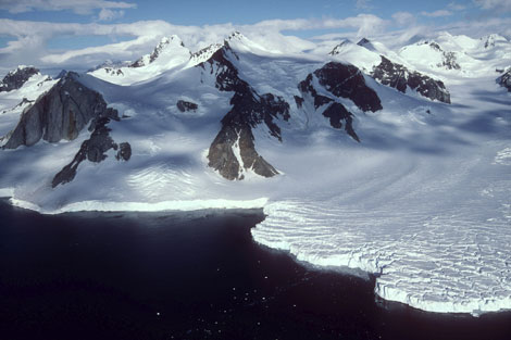 Una de las zonas de la costa antrtica analizada por los cientficos. | Efe