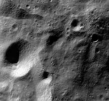 La superficie lunar. (ISRO).