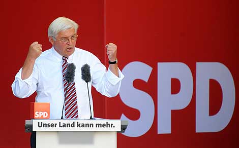 El candidato del Partido Socialdemcrata, Frank-Walter Steinmeier. | Efe