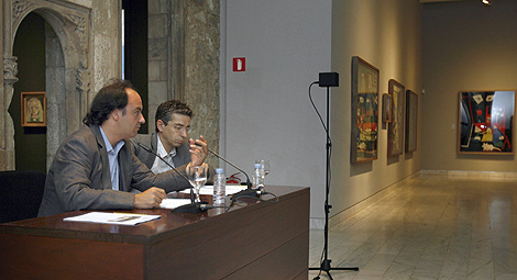 Pepe Serra, director del museo, en la presentacin de la exposicin. | Efe
