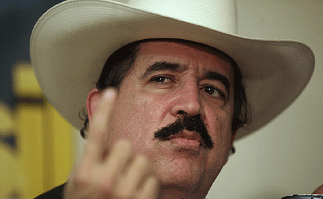 El derrocado presidente de Honduras, Manuel Zelaya-