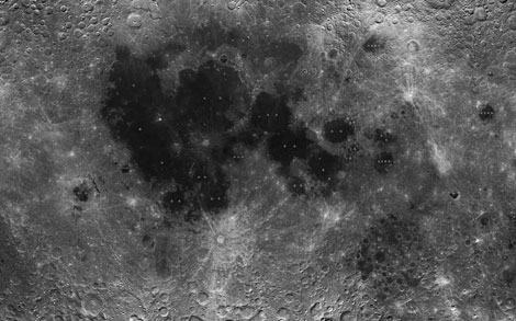 Una de las imgenes captadas por la sonda Chang'e-1 para realizar el mapa de la Luna. | CNSA