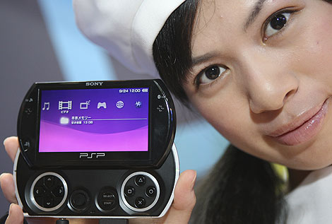 La PSP Go, en la reciente Tokyo Game Show. | AP